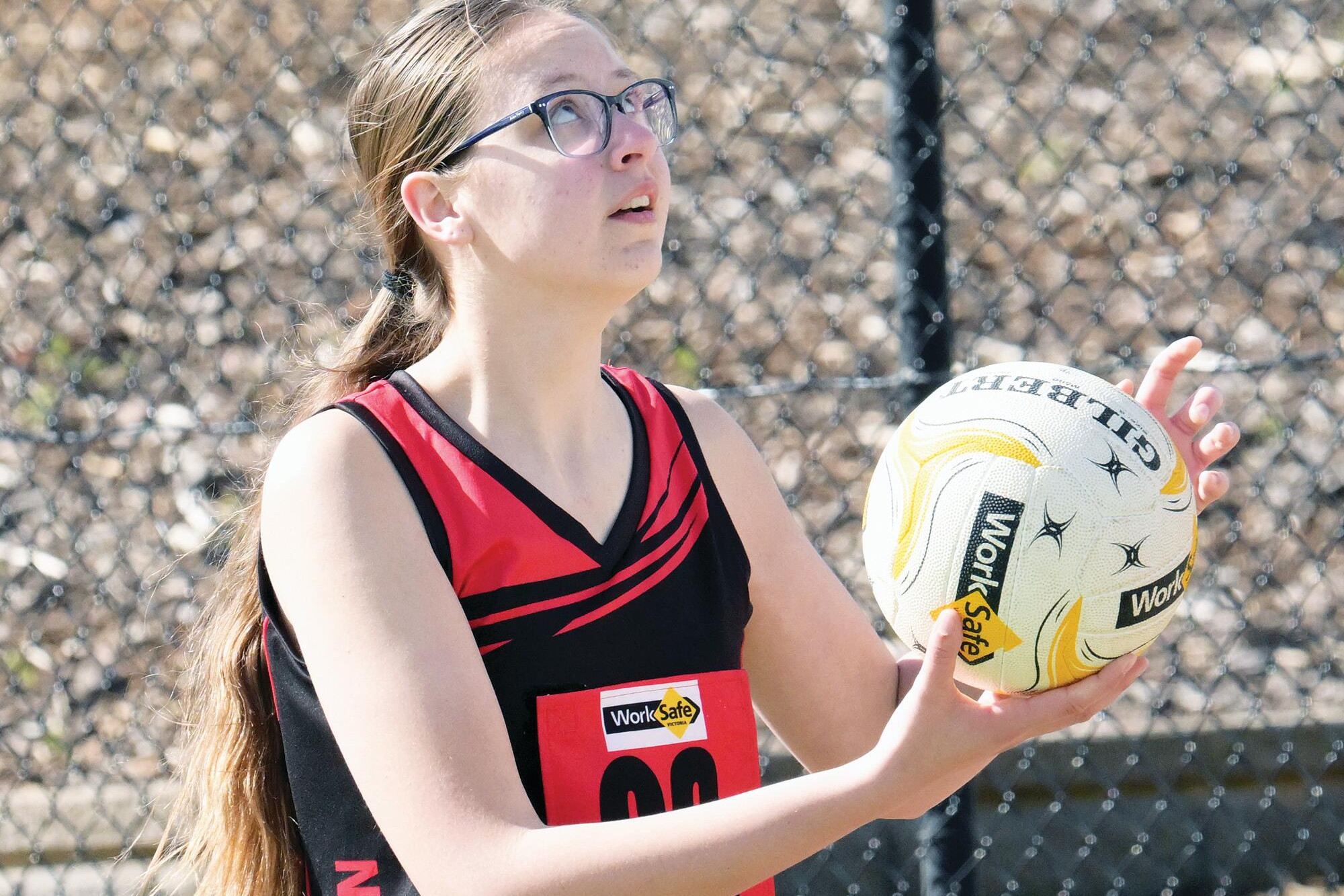 Wedderburn C Reserve goal shooter Jaymee Bailey. LH PHOTO