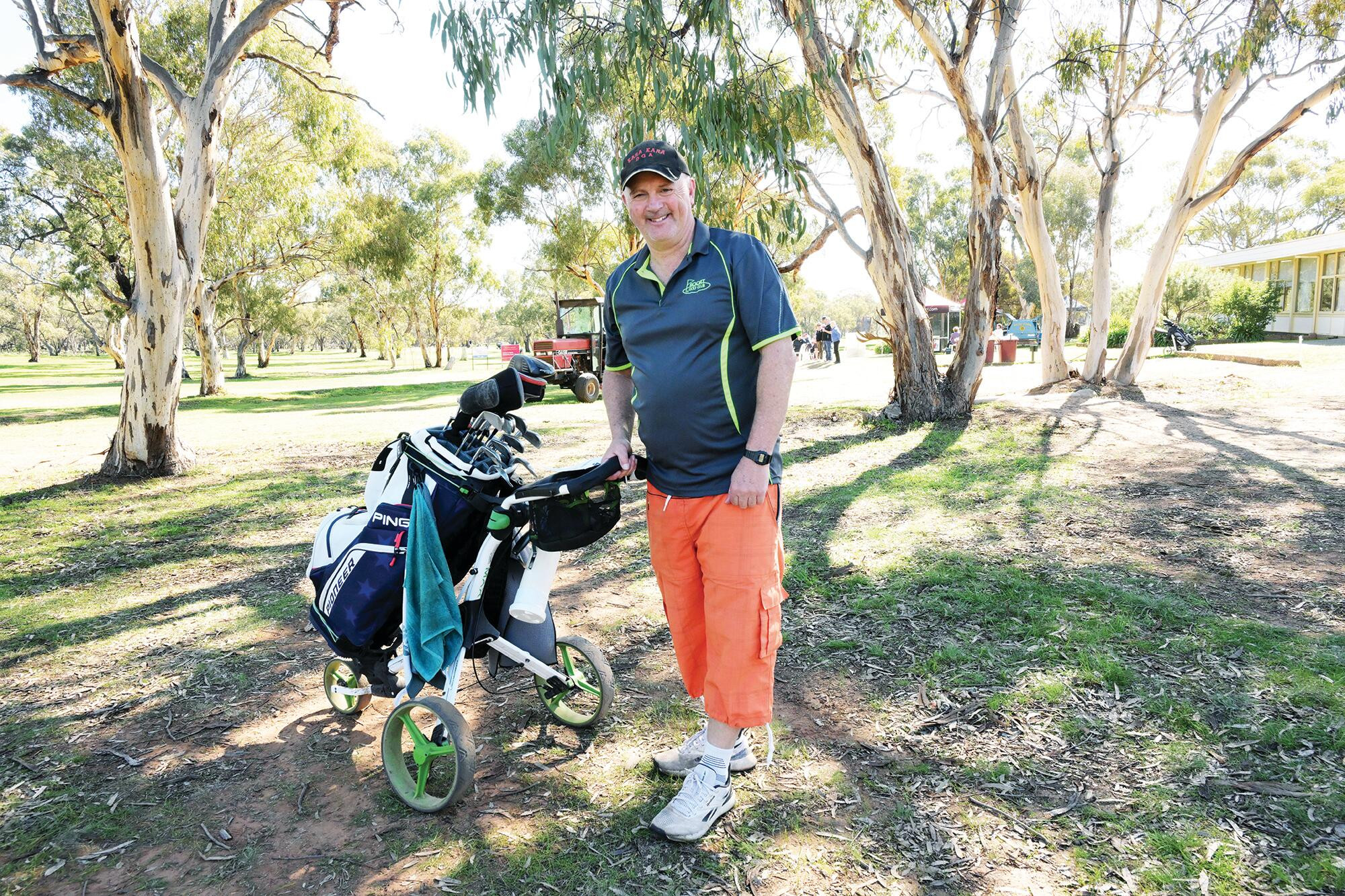 Victorian champion Andrew Kane after his win at Charlton. LH PHOTO