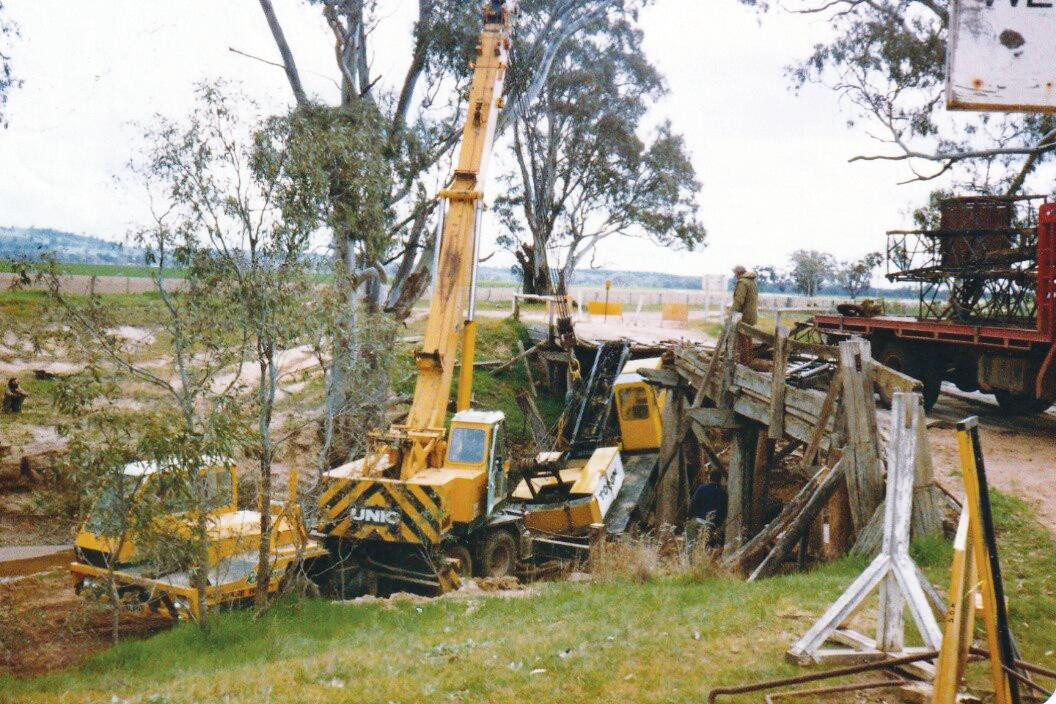 The day the bridge was damaged at Wehla