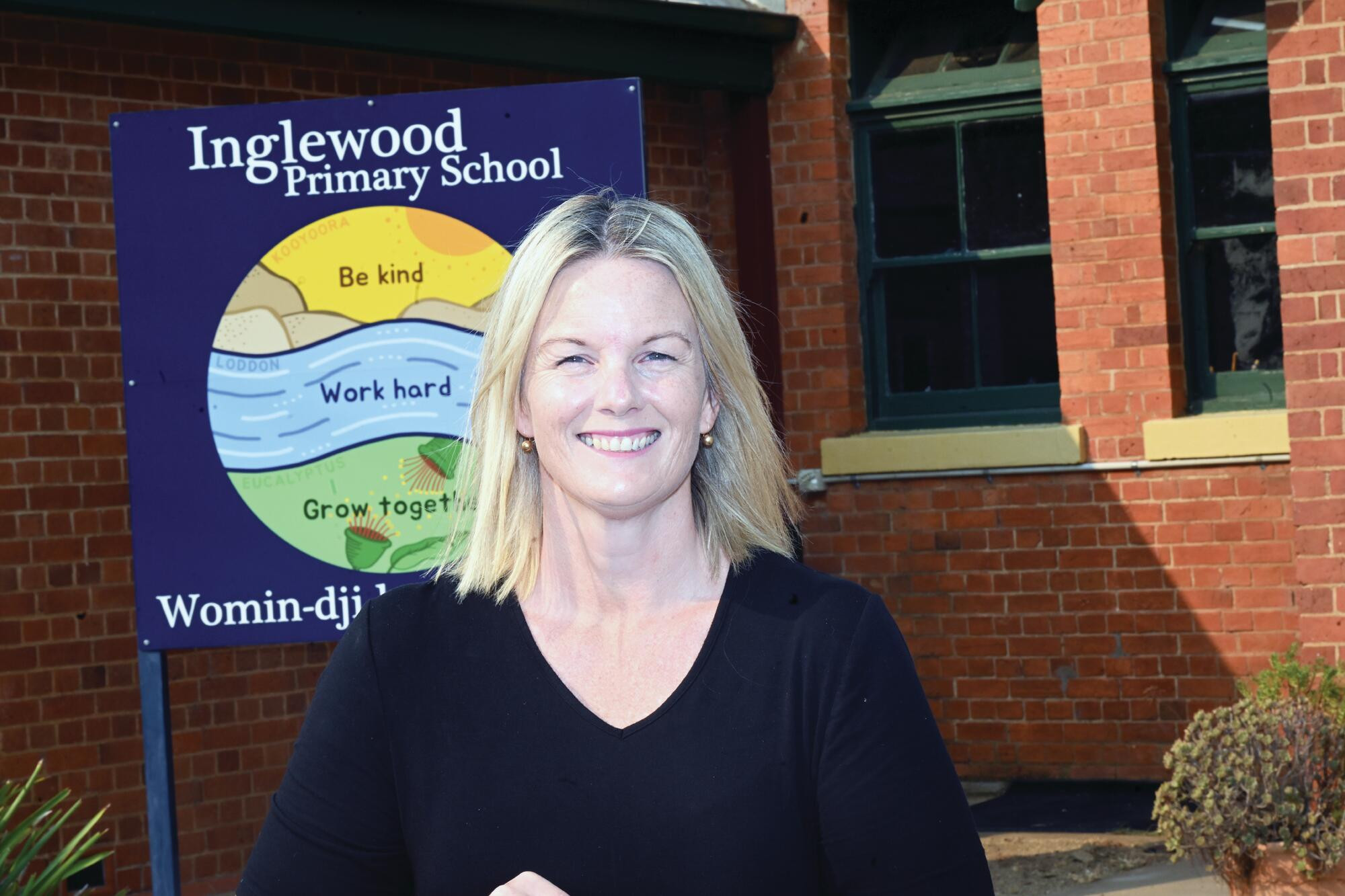 New Inglewood Primary School principal Rebecca Luckman. LH PHOTO