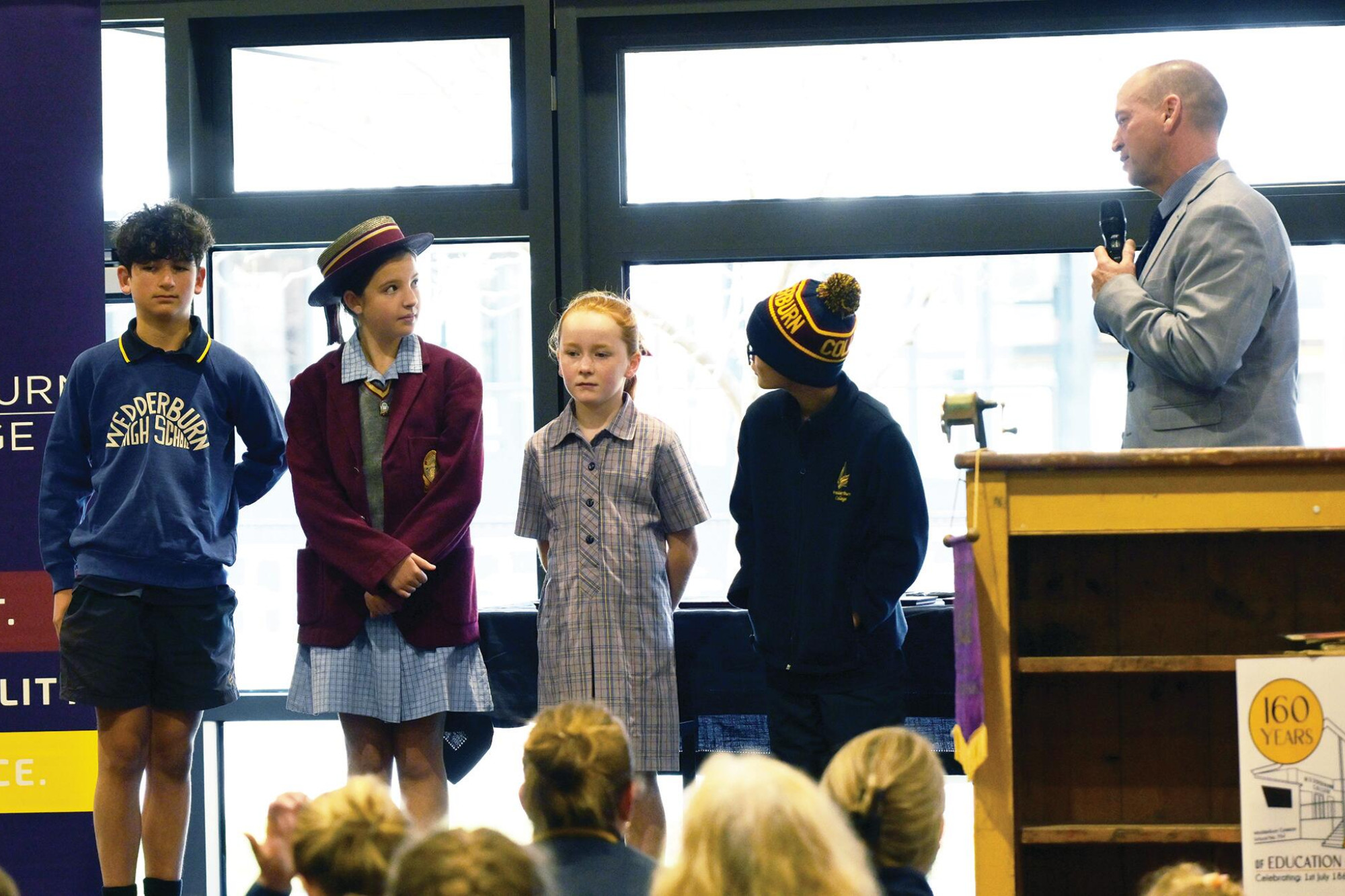 Students show uniform changes over the years to Dean Lockhart