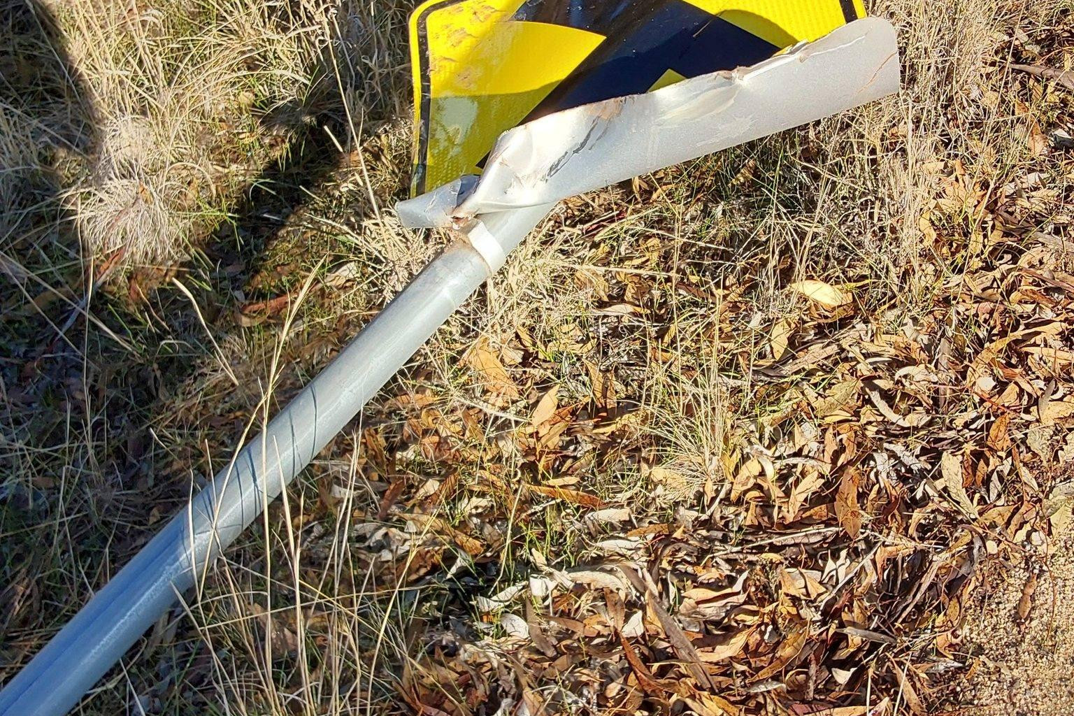 Shire road signs vandalised - feature photo