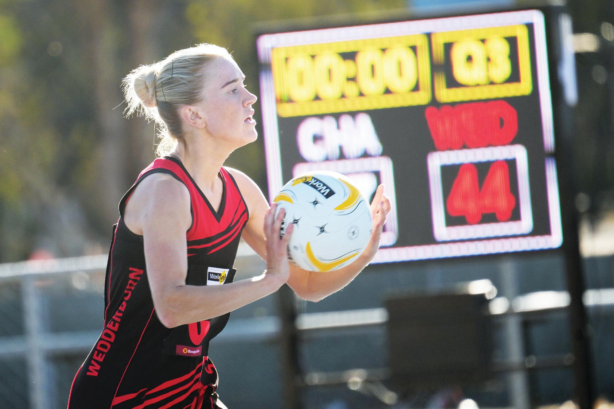 Kelsey Pallpratt was again in devastating form for Wedderburn in Saturday’s match at Charlton. LH PHOTO