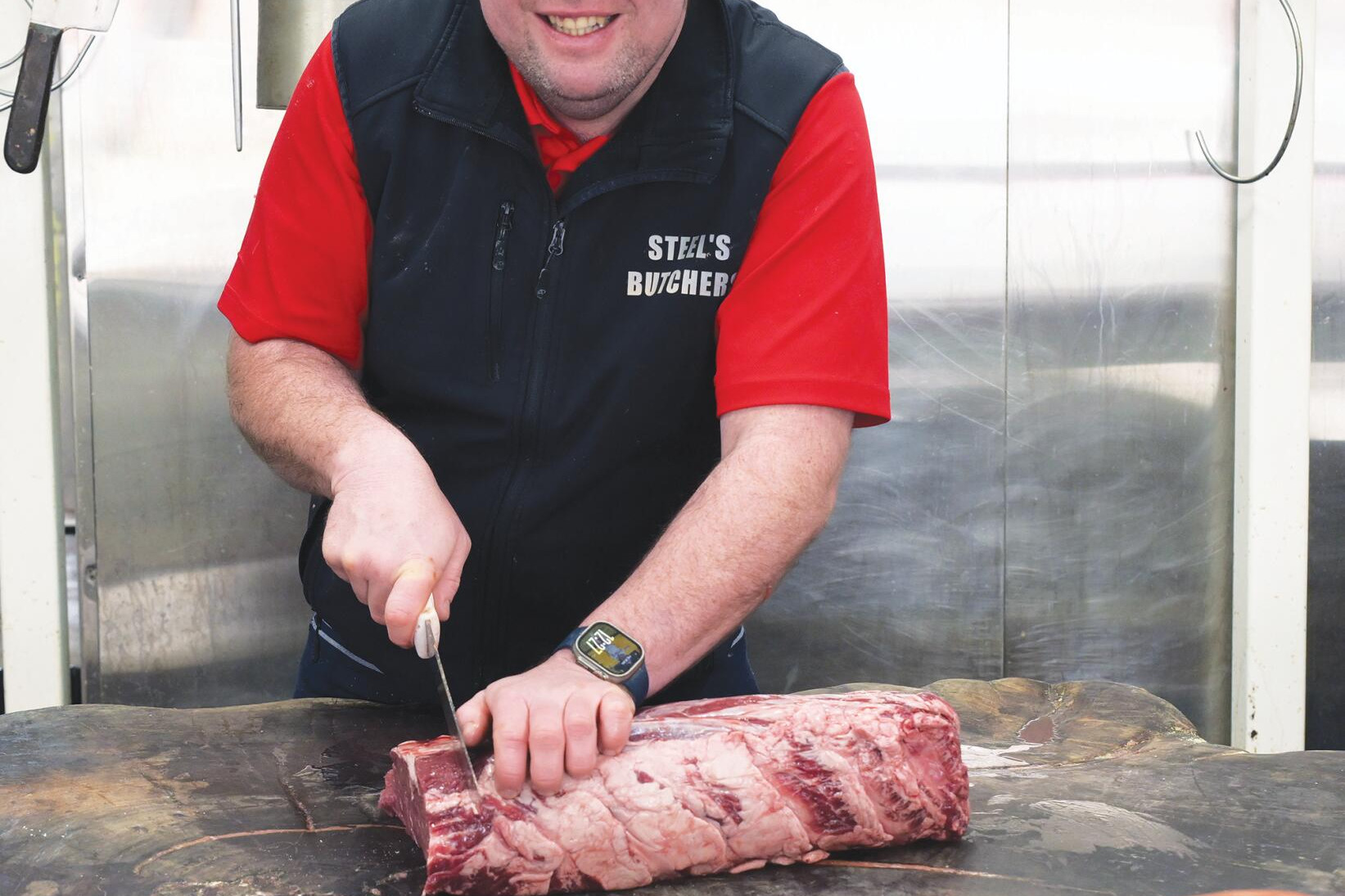 Cam Steel ... the award-winning Wederburn butcher has extended trading hours at his High Street shop