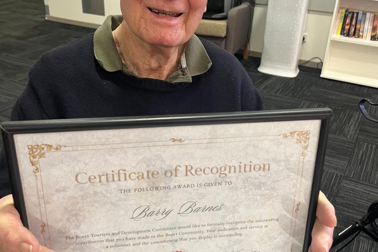 Barry’s service recognised - feature photo