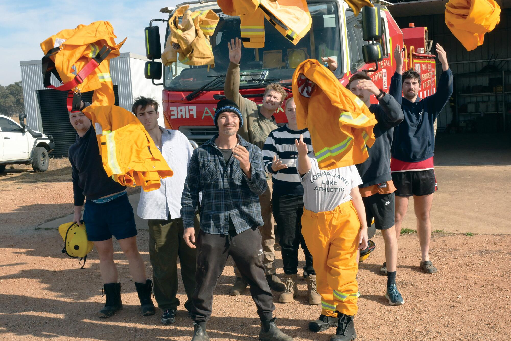 Fentons Creek Fire Brigade members remain offline in protest against the Government’s tax. LH PHOTO