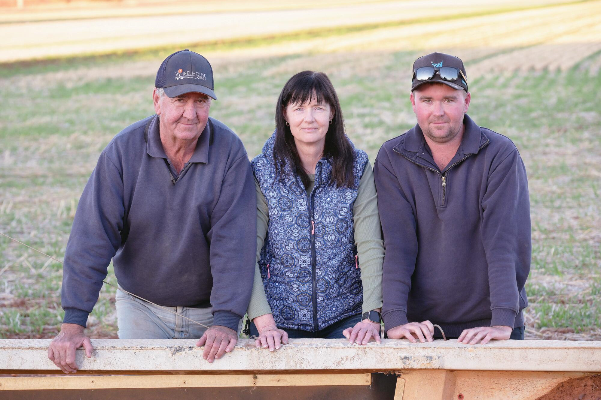 Jim, Carolyn and Matt Chalmers: “They want to use our land and we’re not sure about that.” LH PHOTO