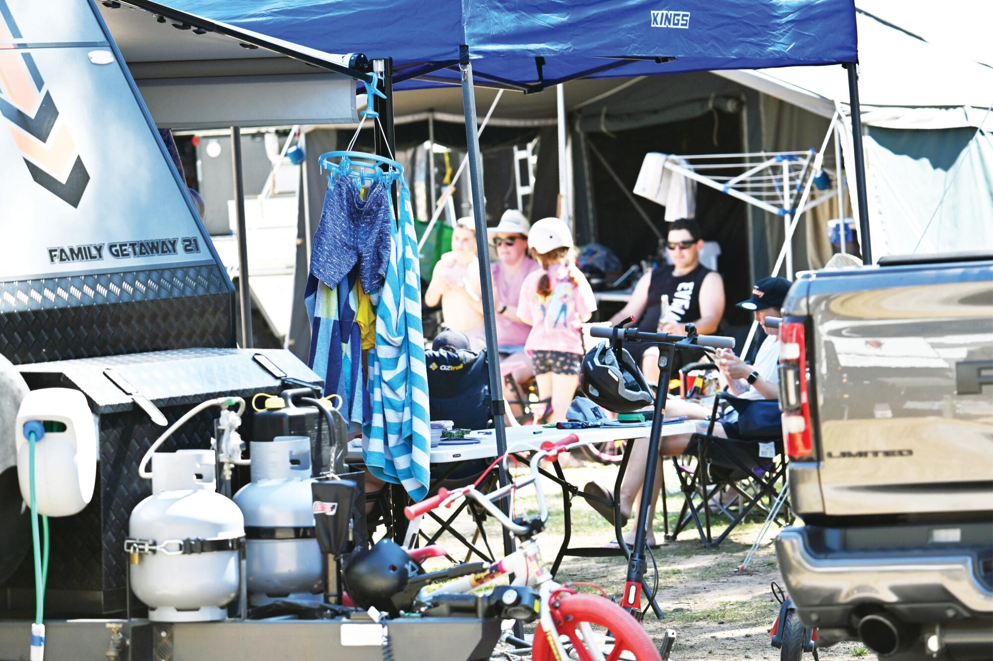 Visitor numbers are rising at Loddon caravan parks. LH PHOTO