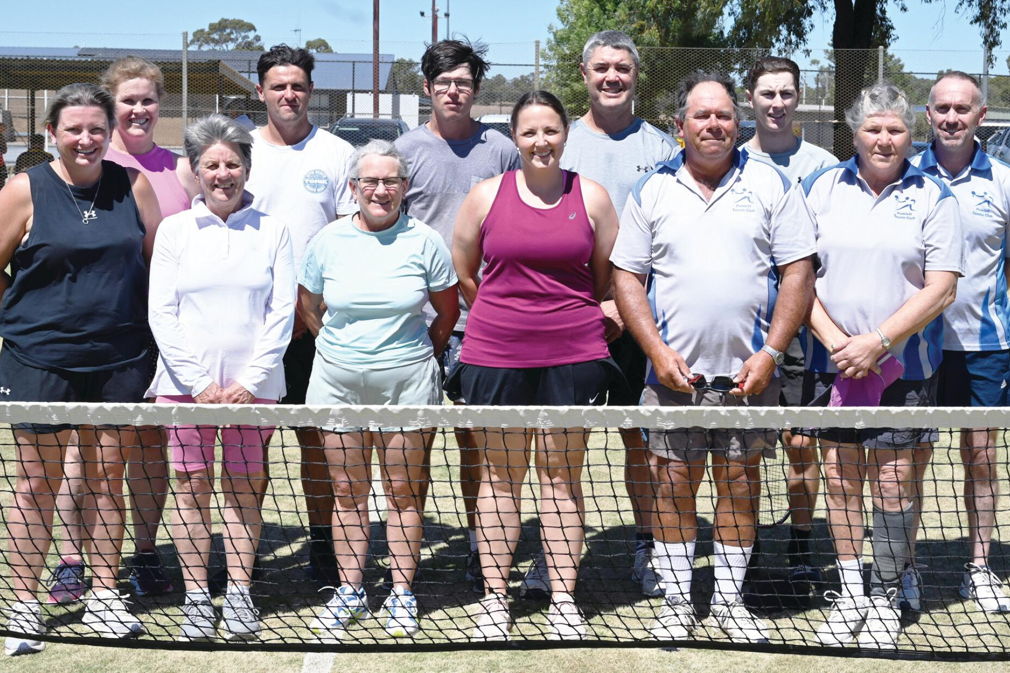 Inglewood and District Tennis Association premiers Powlett. LH PHOTO