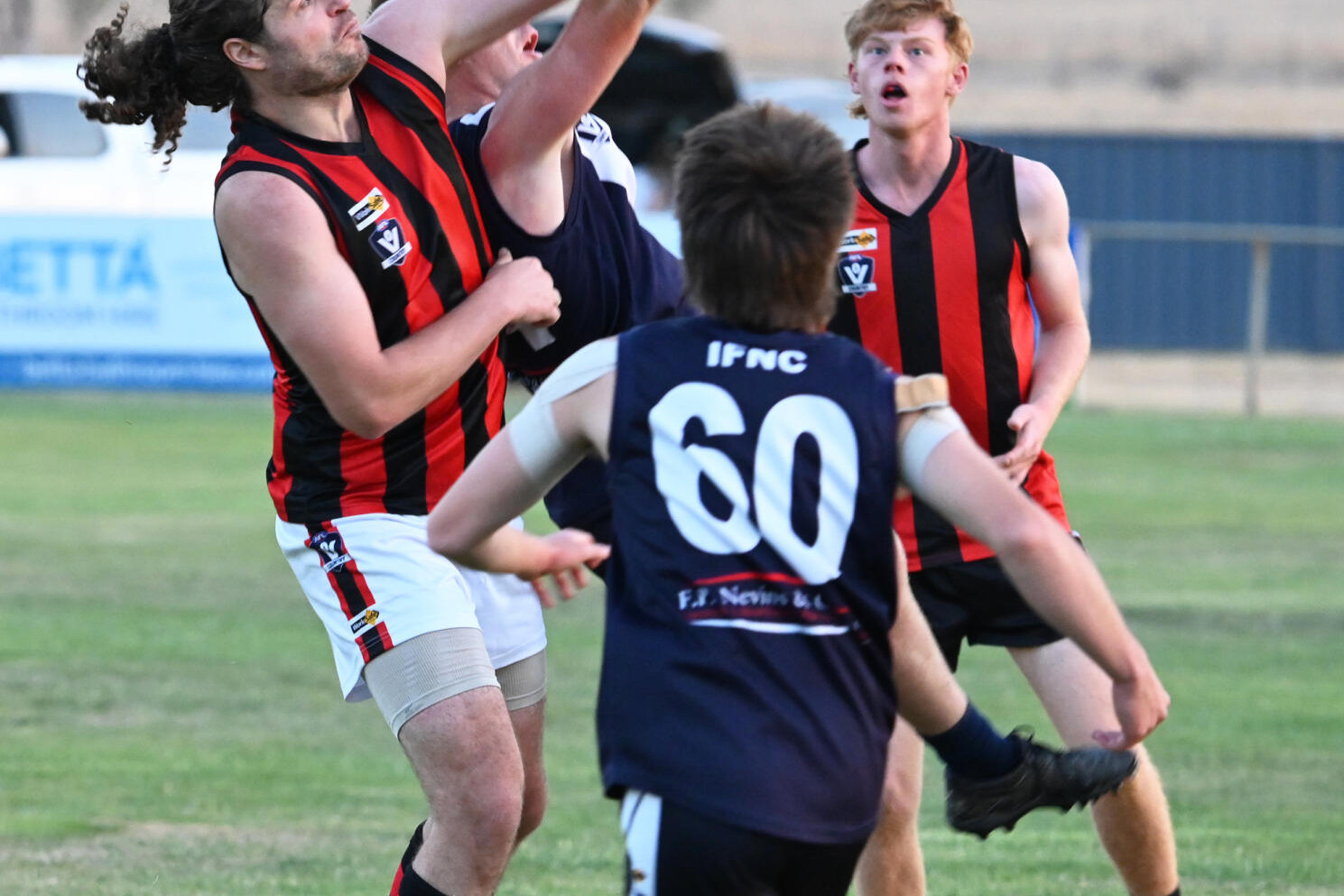 Rugby Robbo crunches into action - feature photo