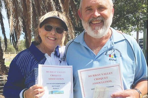 Croquet pair headed to state finals - feature photo