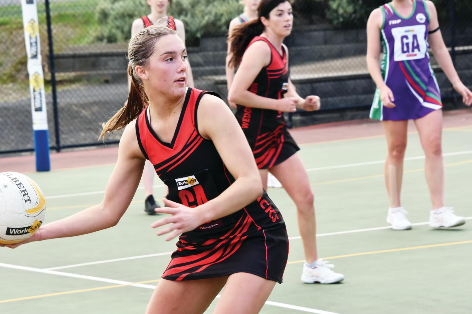 Wedderburn’s Aliza Lockhart ... coaching the 15 and under side