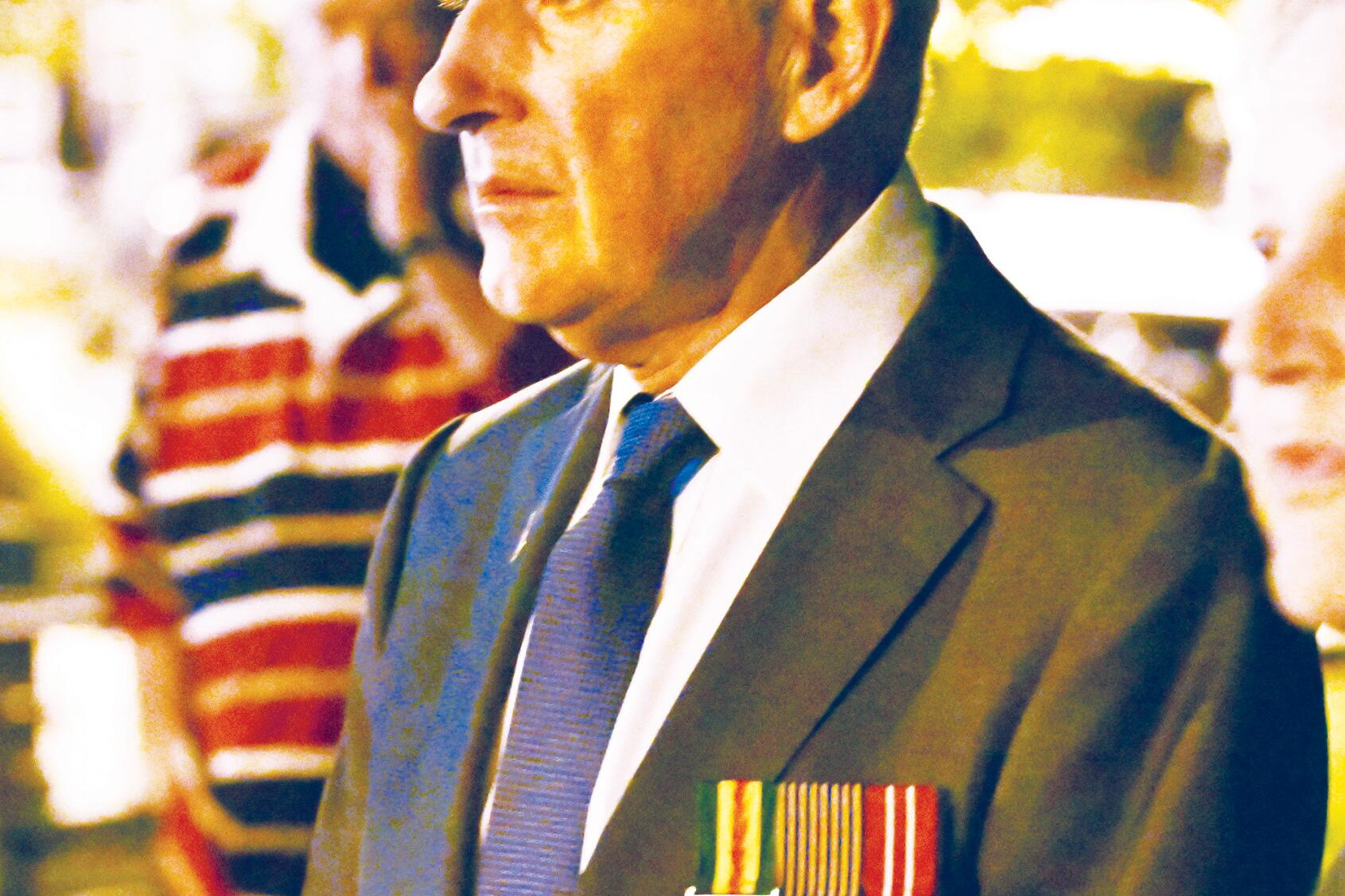 Euan Ferguson at Wedderburn’s Anzac Day service. LH PHOTO