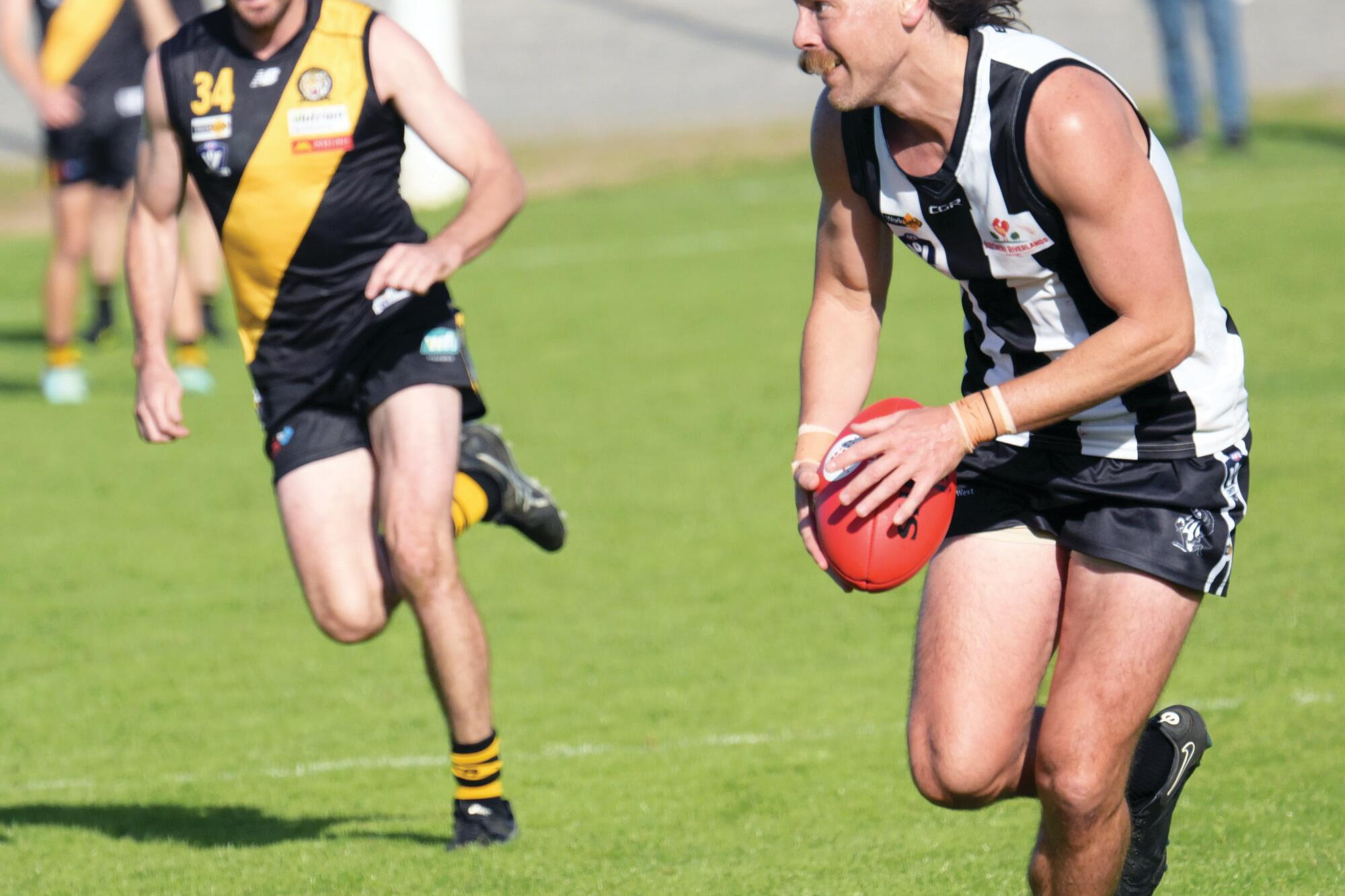 Ryan McGhie ... a key performer in Boort’s sensational win. LH PHOTO