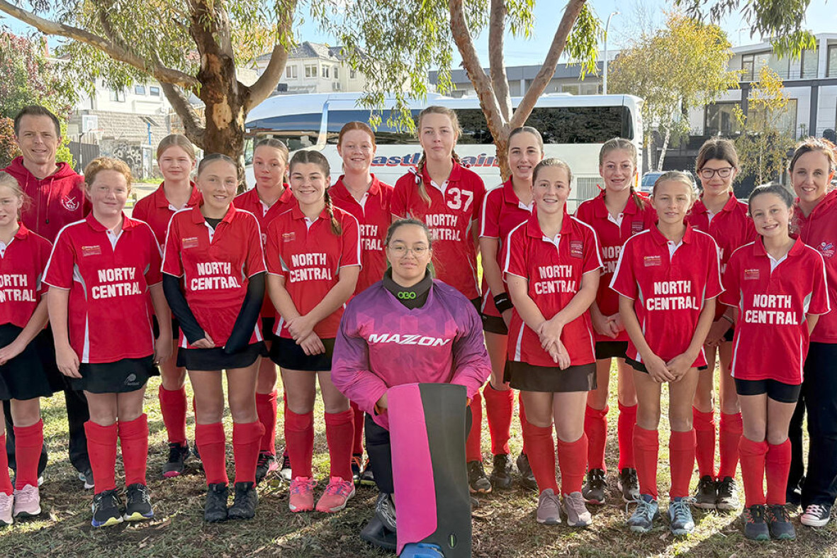 North Central's under 14 girls' side