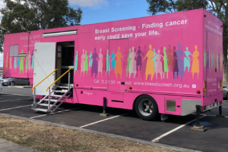 Pink bus booked for good health checks next month - feature photo