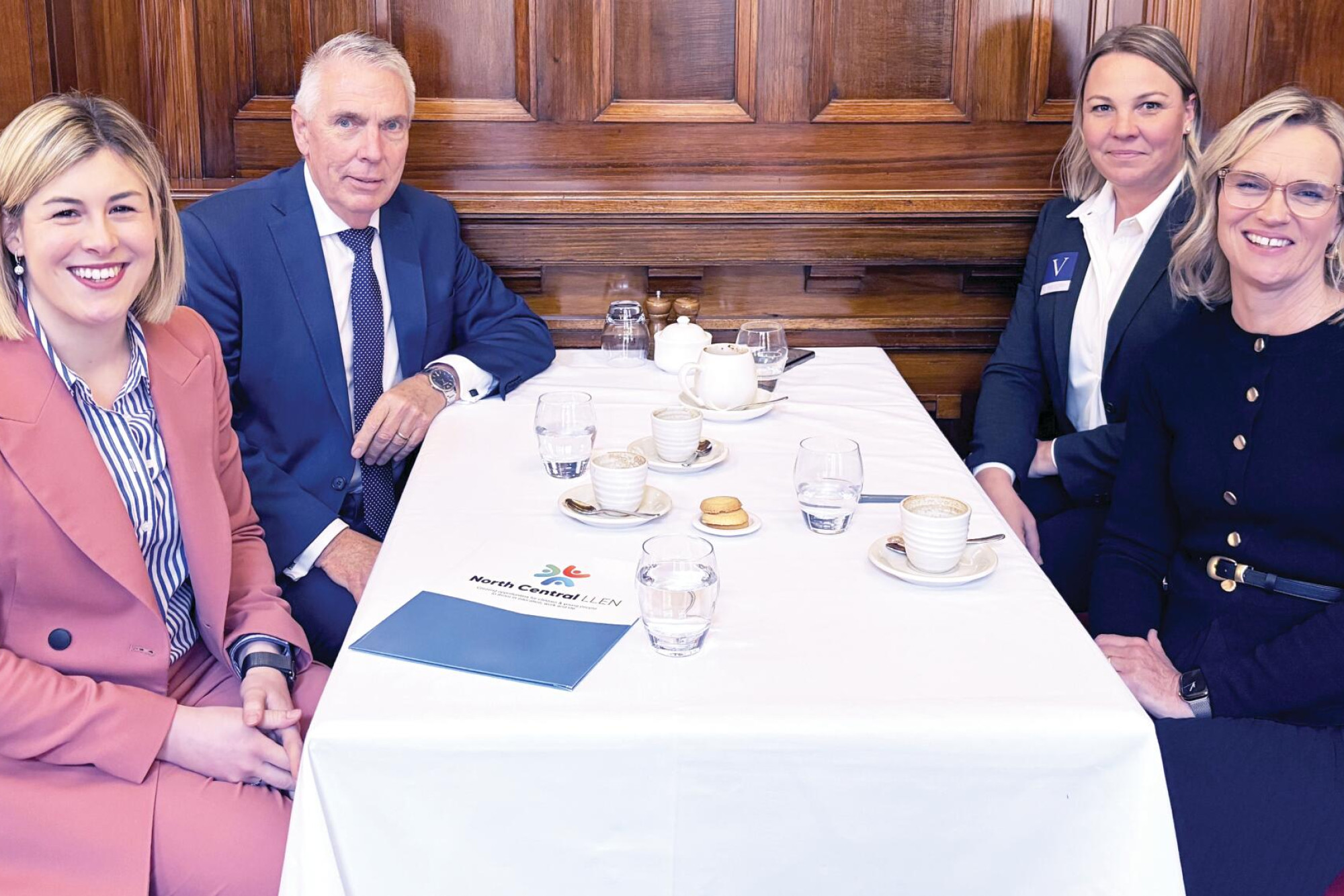 Jess Wilson and Peter Walsh meet with Jane Reid and Jane Hosking