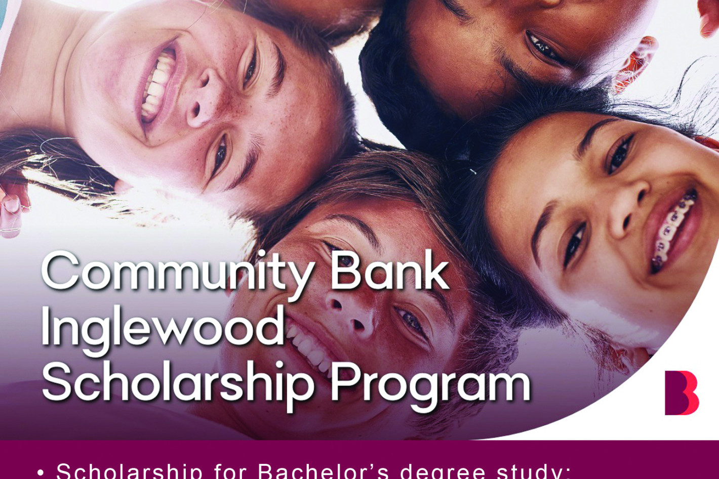 Scholarship help from local bank - feature photo