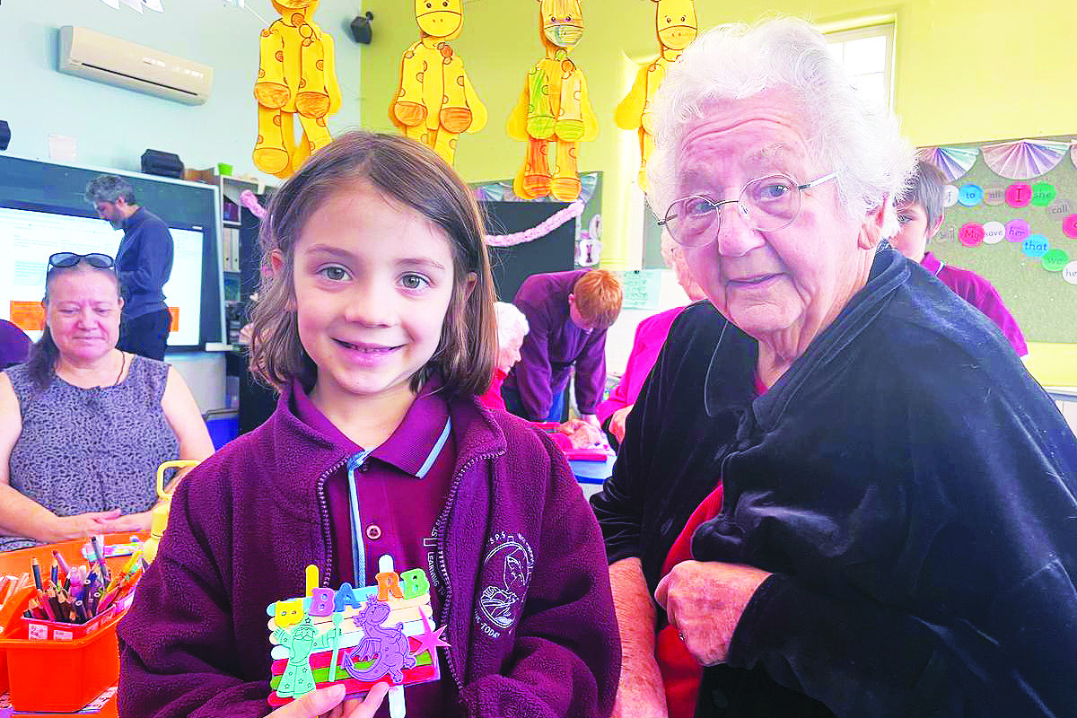 Adonis Hywood and Barbra Glascott at Friday’s Feast Day for St Mary