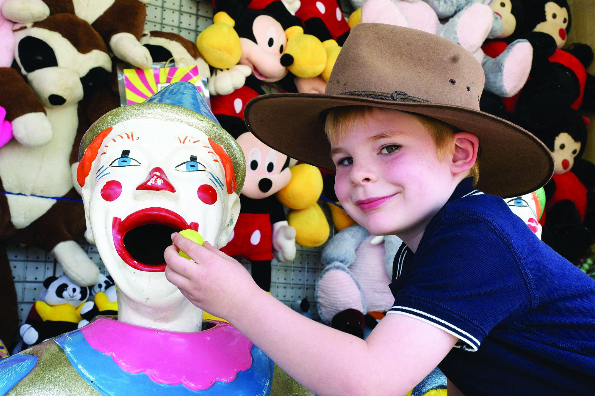 Alexander Chalmers enjoys the 2025 Boort Show